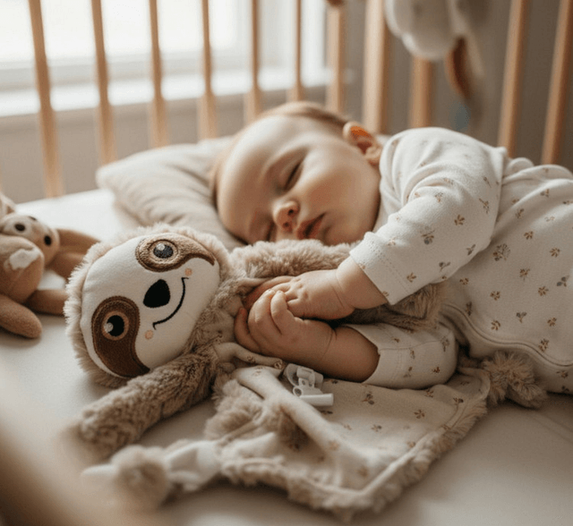 Doudou paresseux fourrure