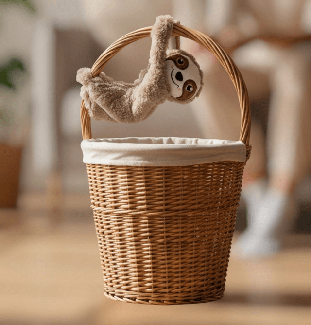Doudou paresseux fourrure